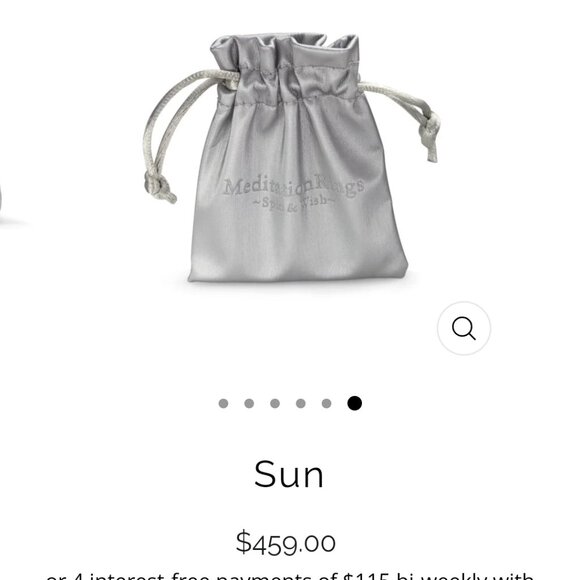 MEDITATION spin and wish Sun ring - Picture 3 of 4